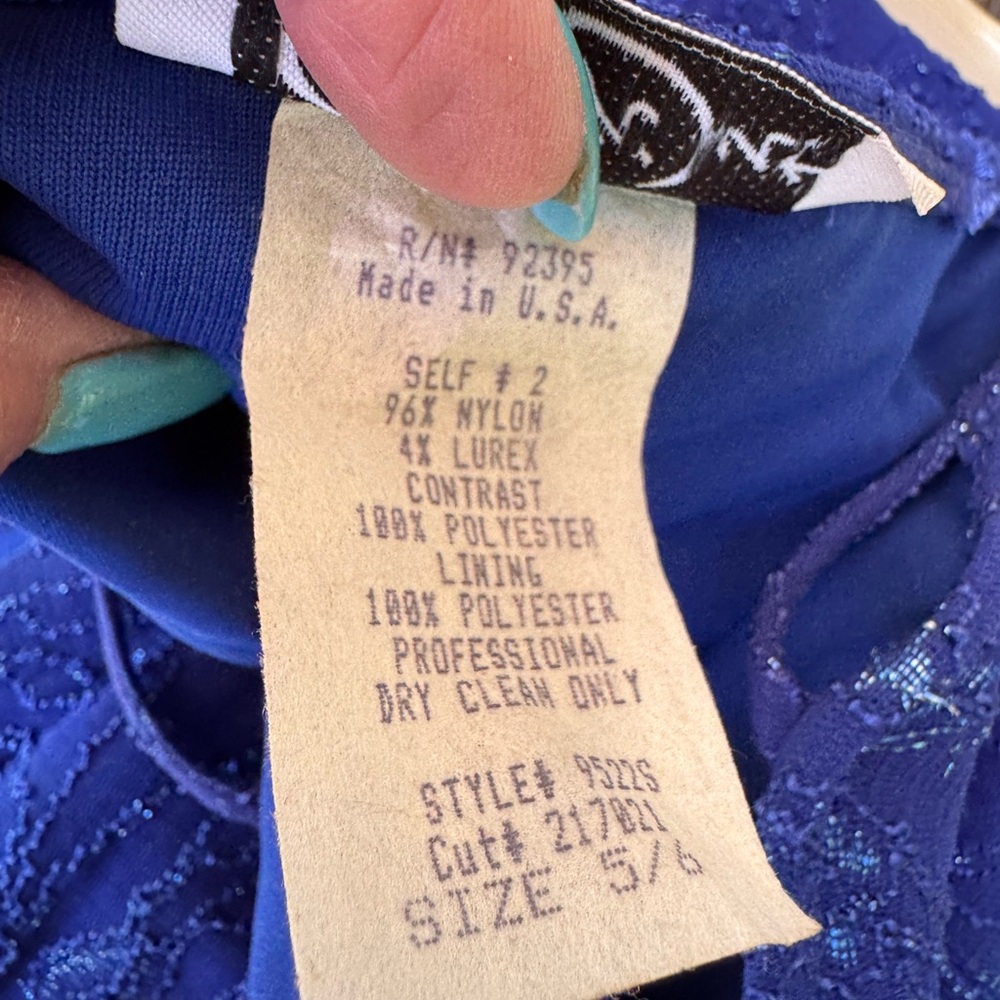 Steppin' Out Royal Blue Lace Dress - Picture 10 of 11